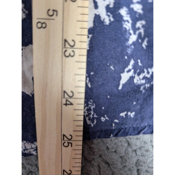 Frank & Oak Rue St-Viateur Men's Button Down Collared Shirt Med Blue Speckled - Picture 8 of 9